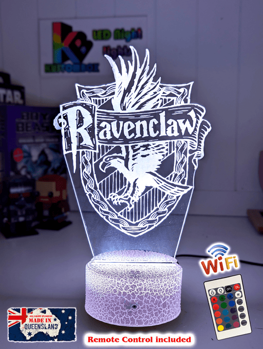Personalised Name Light Ravenclaw House 3D LED Night Light Room Lamp - KustomboxNight Lights & Ambient LightingKustomboxStandard Size