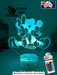 Personalised Name Mickey & Minnie Mouse 3D LED Night Light Lamp - KustomboxNight Lights & Ambient LightingKustomboxStandard Size - No Name