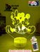 Personalised Name Mickey & Minnie Mouse 3D LED Night Light Lamp - KustomboxNight Lights & Ambient LightingKustomboxStandard Size - No Name