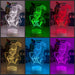 PERSONALISED NAME SPIDERMAN 3D LED Night Light Lamp - KustomboxNight Lights & Ambient LightingKustomboxStandard Size - No Name