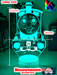 Personalised Name Thomas the Tank 3D LED Night Light 7 Colours + Remote Control - KustomboxNight Lights & Ambient LightingKustomboxStandard