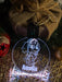 Personalised Paw Patrol Skye 3D LED Light Christmas Bauble Decoration - KustomboxNight Lights & Ambient LightingKustomboxBauble - Standard