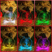 Personalised Spider Man Christmas Tree Bauble 3D LED Light Decoration - KustomboxNight Lights & Ambient LightingKustomboxS1 Spiderman Standard