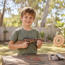 Pirate Pistol Gun Wooden Rubber Band Toy Classic Timber Toy (Copy) - KustomboxToys & GamesKustombox1 x Pirate Pistol Gun