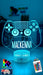 Playstation PS Controller Personalised Name - 3D LED Night Light 7 Colours + Remote Control - KustomboxNight Lights & Ambient LightingKustomboxStandard SizeBlack Base
