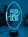 Port Adelaide Power Australian Football Club 3D LED Night Light - KustomboxNight Lights & Ambient LightingKustomboxStandard Size