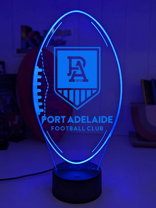 Port Adelaide Power Australian Football Club 3D LED Night Light - KustomboxNight Lights & Ambient LightingKustomboxStandard Size