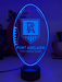 Port Adelaide Power Australian Football Club 3D LED Night Light - KustomboxNight Lights & Ambient LightingKustomboxStandard Size