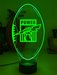 Port Adelaide Power Australian Football Club 3D LED Night Light - KustomboxNight Lights & Ambient LightingKustomboxStandard Size