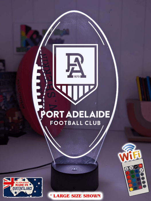 Port Adelaide Power Australian Football Club 3D LED Night Light - KustomboxNight Lights & Ambient LightingKustomboxStandard Size