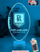 Port Adelaide Power Australian Football Club 3D LED Night Light - KustomboxNight Lights & Ambient LightingKustomboxStandard Size