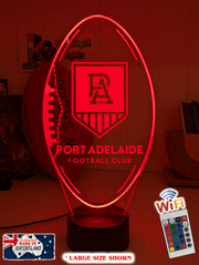 Port Adelaide Power Australian Football Club 3D LED Night Light - KustomboxNight Lights & Ambient LightingKustomboxStandard Size