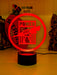 Port Power Australian Football Club 3D LED Night Light - KustomboxNight Lights & Ambient LightingKustomboxStandard SizeWhite Crack Base