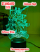 Power Rangers Personalised 3D LED Night Light Lamp - KustomboxNight Lights & Ambient LightingKustomboxStandard Size No Name