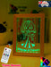 Princess & Baby Unicorn Personalised Name 3D LED Night Light - KustomboxNight Lights & Ambient LightingKustomboxTimber Frame Light - $34.99