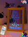Princess & Baby Unicorn Personalised Name 3D LED Night Light - KustomboxNight Lights & Ambient LightingKustomboxTimber Frame Light - $34.99