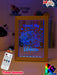 Princess & Unicorn Dream Big Personalised Name Timber Frame USB 3D LED Night Light Lamp - KustomboxNight Lights & Ambient LightingKustomboxTimber Frame Light