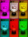QLD Maroons NeW Logo Banner Rugby League Football LED Night Light Room Lamp Mancave - KustomboxNight Lights & Ambient LightingKustomboxStandard Black Base