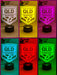 QLD Maroons Older Logo Banner Rugby League Football LED Night Light Room Lamp Mancave - KustomboxNight Lights & Ambient LightingKustomboxStandard Black Base