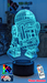 R2D2 DROID 3D LED Night Light Lamp - KustomboxNight Lights & Ambient LightingKustomboxStandard Size