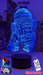 R2D2 DROID 3D LED Night Light Lamp - KustomboxNight Lights & Ambient LightingKustomboxStandard Size