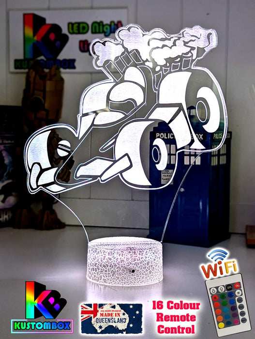RACING CAR F1 3D LED NIGHT LIGHT LAMP CHILDREN'S BEDROOM - KustomboxNight Lights & Ambient LightingKustomboxStandard No Name