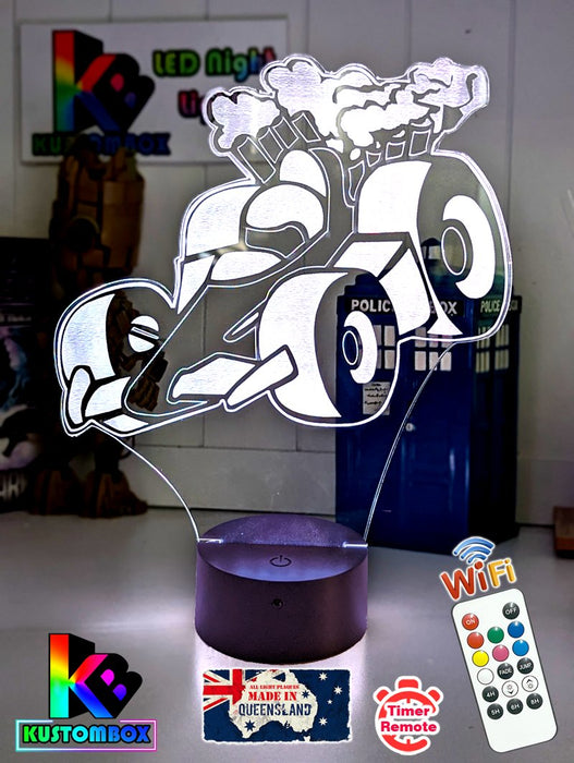 RACING CAR F1 3D LED NIGHT LIGHT LAMP CHILDREN'S BEDROOM - KustomboxNight Lights & Ambient LightingKustomboxStandard No Name