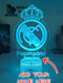 REAL MADRID Football Soccer Club 3D LED Night Light Lamp - KustomboxNight Lights & Ambient LightingKustomboxStandard Size - No Name