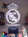REAL MADRID Football Soccer Club 3D LED Night Light Lamp - KustomboxNight Lights & Ambient LightingKustomboxStandard Size - No Name