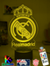 REAL MADRID Football Soccer Club 3D LED Night Light Lamp - KustomboxNight Lights & Ambient LightingKustomboxStandard Size - No Name