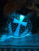 Religious Crucifix Cross Christmas Tree Bauble 3d LED Night Light Decoration - KustomboxNight Lights & Ambient LightingKustomboxBauble - Standard Size
