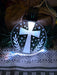 Religious Crucifix Cross Christmas Tree Bauble 3d LED Night Light Decoration - KustomboxNight Lights & Ambient LightingKustomboxBauble - Standard Size