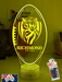 Richmond Tigers Australian Football Club 3D LED Night Light Lamp - KustomboxNight Lights & Ambient LightingKustomboxStandard Size