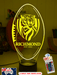 Richmond Tigers Australian Football Club 3D LED Night Light Lamp - KustomboxNight Lights & Ambient LightingKustomboxStandard Size
