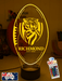 Richmond Tigers Australian Football Club 3D LED Night Light Lamp - KustomboxNight Lights & Ambient LightingKustomboxStandard Size