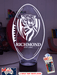 Richmond Tigers Australian Football Club 3D LED Night Light Lamp - KustomboxNight Lights & Ambient LightingKustomboxStandard Size