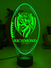 Richmond Tigers Australian Football Club 3D LED Night Light Lamp - KustomboxNight Lights & Ambient LightingKustomboxStandard Size
