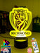 RICHMOND TIGERS Australian Football Club LED Night Light Lamp - KustomboxNight Lights & Ambient LightingKustomboxStandard Size