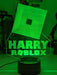 ROBLOX LOGO Personalised Name Gaming 3D LED Night Light Room Lamp - KustomboxNight Lights & Ambient LightingKustombox220mm High