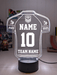 Rugby League Football Personalised Sport Jersey 3D LED Light Night 7 Colour Lamp - KustomboxNight Lights & Ambient LightingKustomboxStandard Size - Name Option