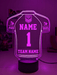Rugby League Football Personalised Sport Jersey 3D LED Light Night 7 Colour Lamp - KustomboxNight Lights & Ambient LightingKustomboxStandard Size - Name Option