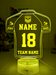 Rugby League Football Personalised Sport Jersey 3D LED Light Night 7 Colour Lamp - KustomboxNight Lights & Ambient LightingKustomboxStandard Size - Name Option