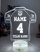Rugby League Football Personalised Sport Jersey 3D LED Light Night 7 Colour Lamp - KustomboxNight Lights & Ambient LightingKustomboxStandard Size - Name Option