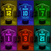 Rugby League Football Personalised Sport Jersey 3D LED Light Night 7 Colour Lamp - KustomboxNight Lights & Ambient LightingKustomboxStandard Size - Name Option