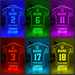 Rugby League Football Personalised Sport Jersey 3D LED Light Night 7 Colour Lamp - KustomboxNight Lights & Ambient LightingKustomboxStandard Size - Name Option