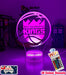 SACRAMENTO KINGS Basketball Team 3D LED Night Light Lamp - KustomboxNight Lights & Ambient LightingKustomboxStandard Size