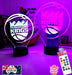 SACRAMENTO KINGS Basketball Team 3D LED Night Light Lamp - KustomboxNight Lights & Ambient LightingKustomboxStandard Size