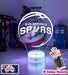 SAN ANTONIO SPURS BASKETBALL Team 3D LED Night Light Lamp - KustomboxNight Lights & Ambient LightingKustomboxStandard Size
