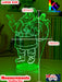 Santa Claus Gifts Stocking Christmas Personalised 3D LED Night Light Lamp - KustomboxNight Lights & Ambient LightingKustomboxStandard Size - No Name