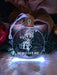 Santa's Elf Personalised Christmas Tree Bauble 3D LED Light Up Hanging Decoration - KustomboxNight Lights & Ambient LightingKustomboxBauble Personalised